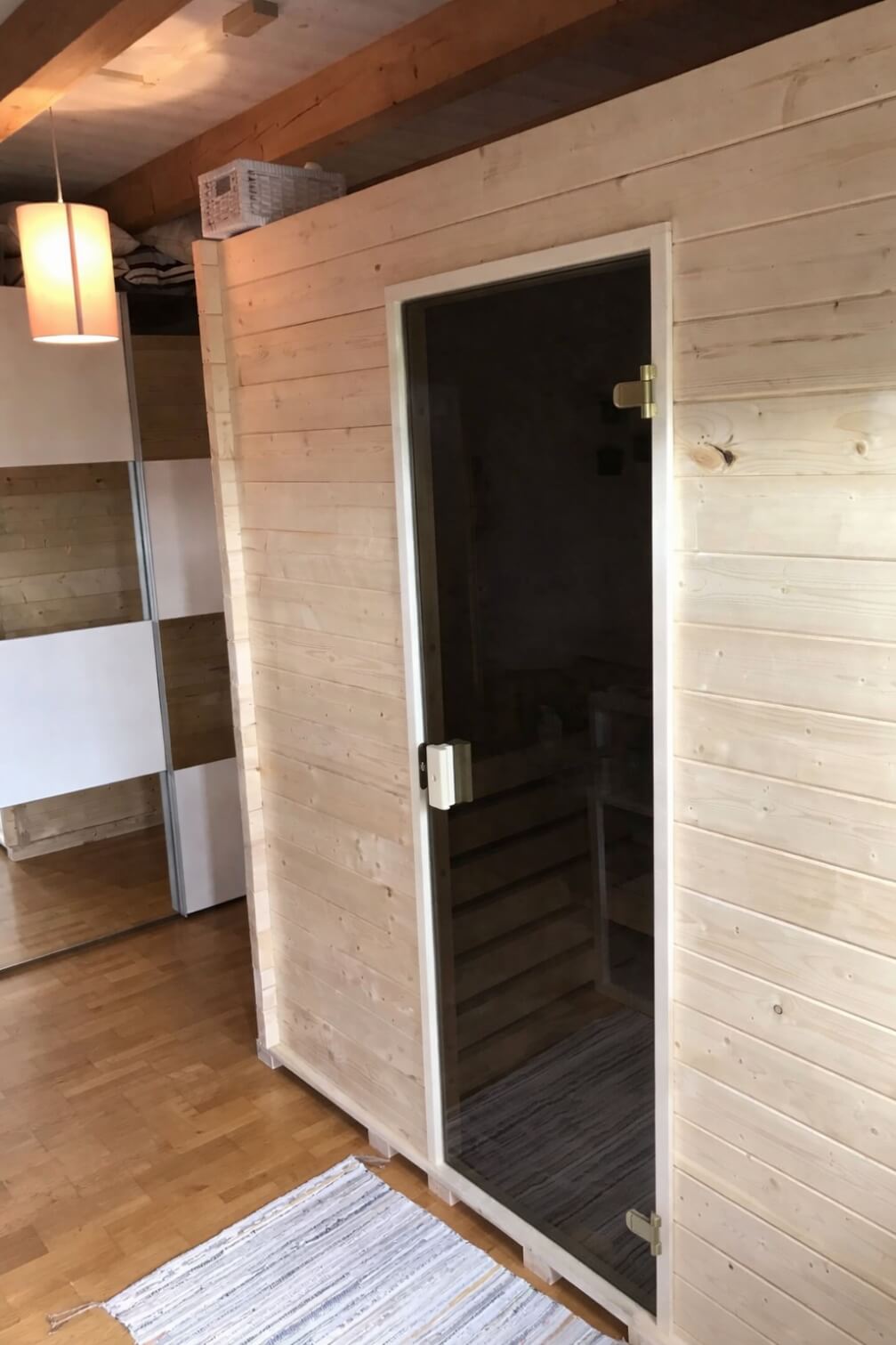Sauna BEAT exklusiv Massiv Fichtenholz