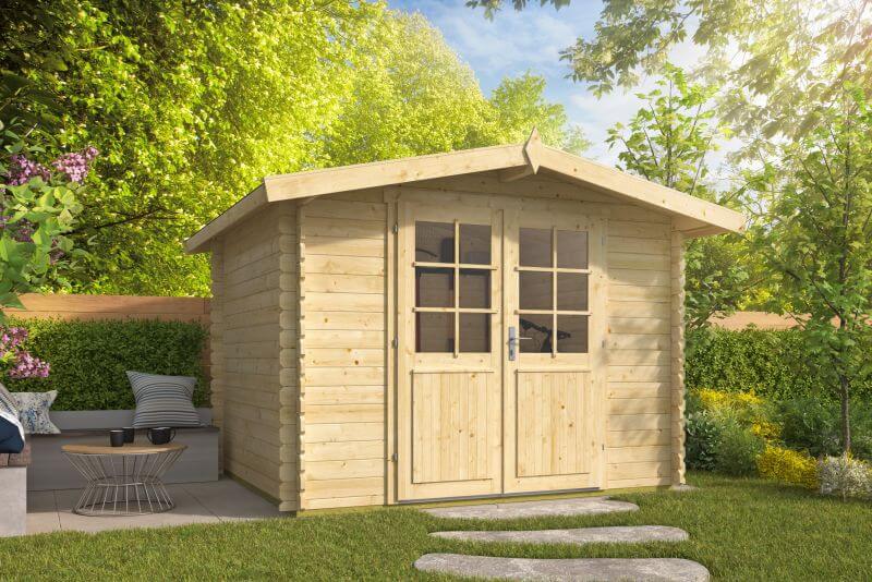 Gartenhaus Bjarni 28mm Wand 