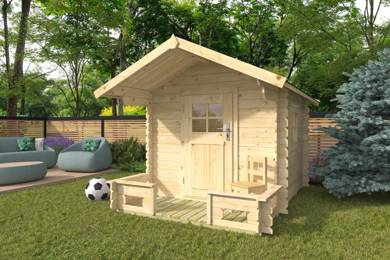 Kinder Spielhaus Finnland 19mm Wand