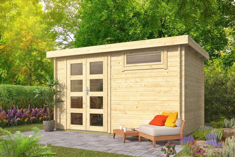 Gartenhaus Ulmod 28mm Wand 